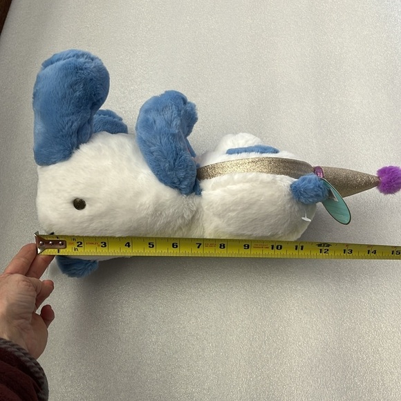 🆕 FAO Schwarz Sparklers Wear and Share Plush Panda Bear Birthday Blue/White - Picture 10 of 11